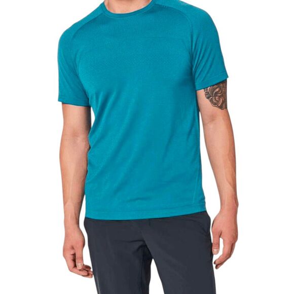 LULULEMON ATHLETICA Metal Vent Tech Short Sleeve 'Cyprus/Cyprus' Size Large - Picture 1 of 6